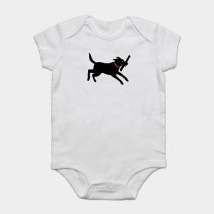 Happy Lab | Black Labrador Retriever Baby Bodysuit